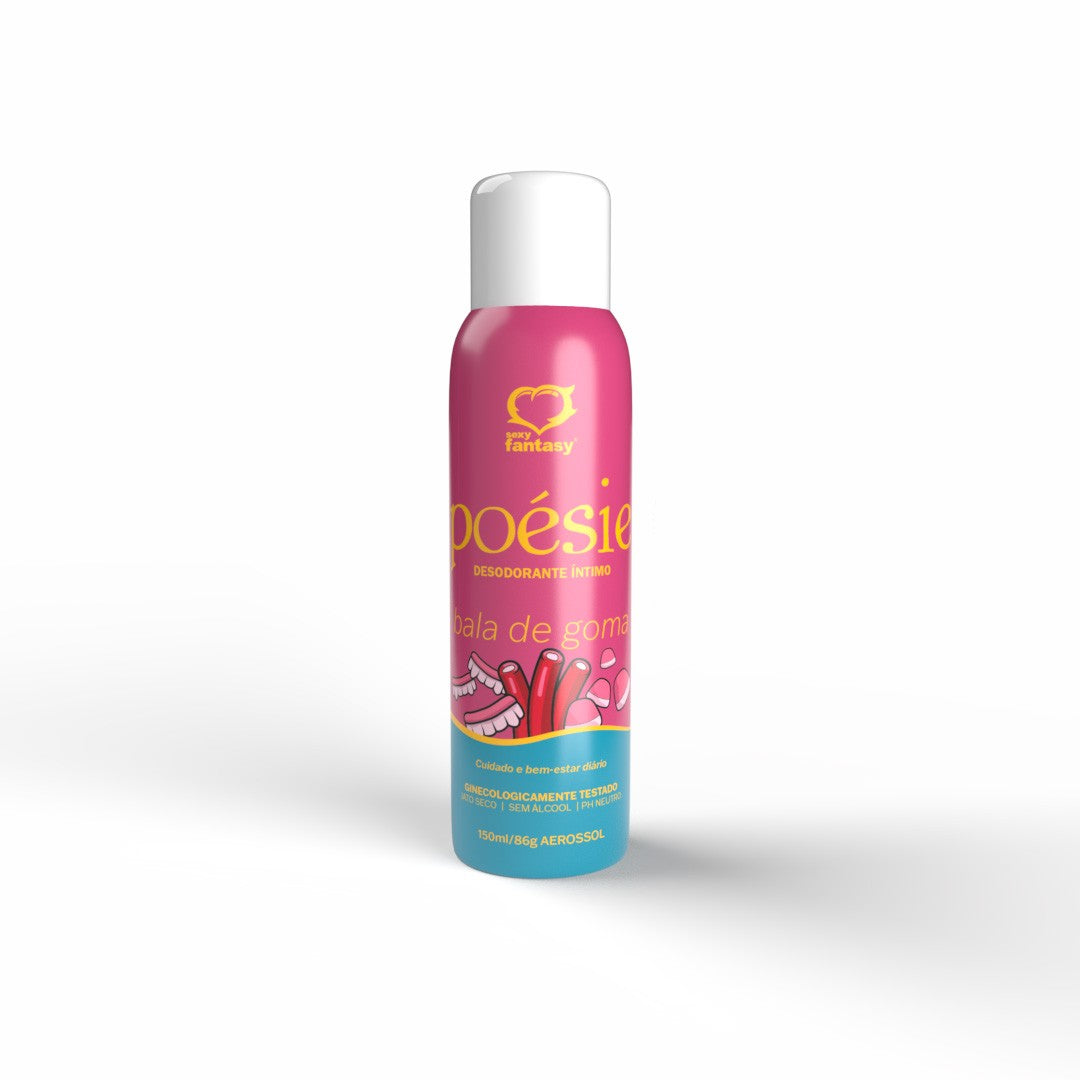 Desodorante Poésie Bala de Goma 150ml – Frescor que encanta, proteção que dura!