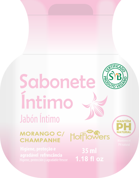 Sabonete Íntimo Morango com Champanhe – 35ml