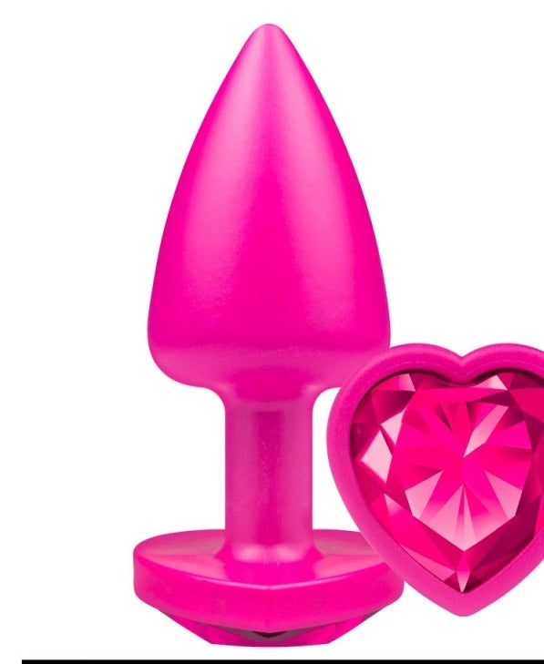 Plug Anal Rosa Touch Coração – Pink |