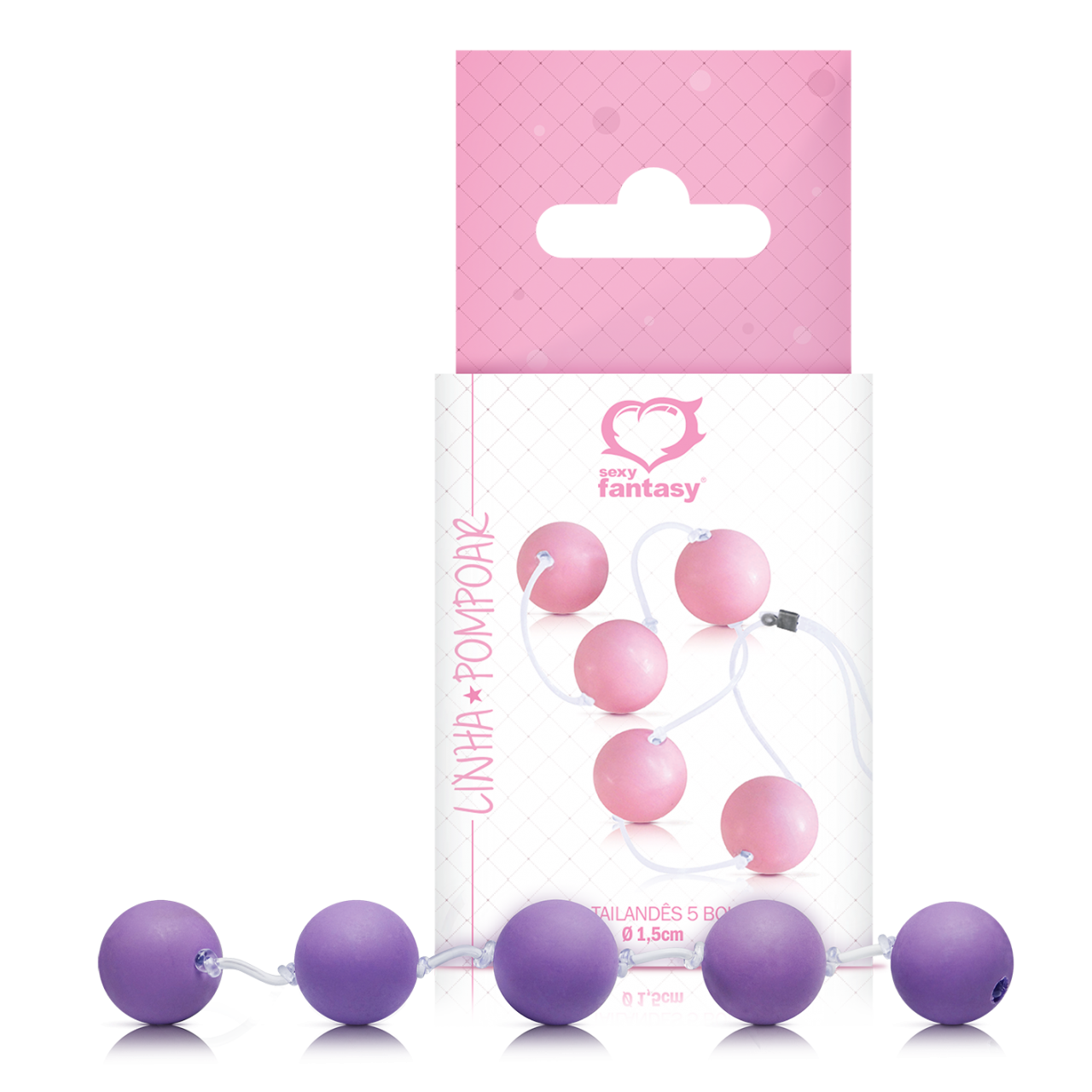Conjunto de 05 Bolas Pompoar Tailandesas P
