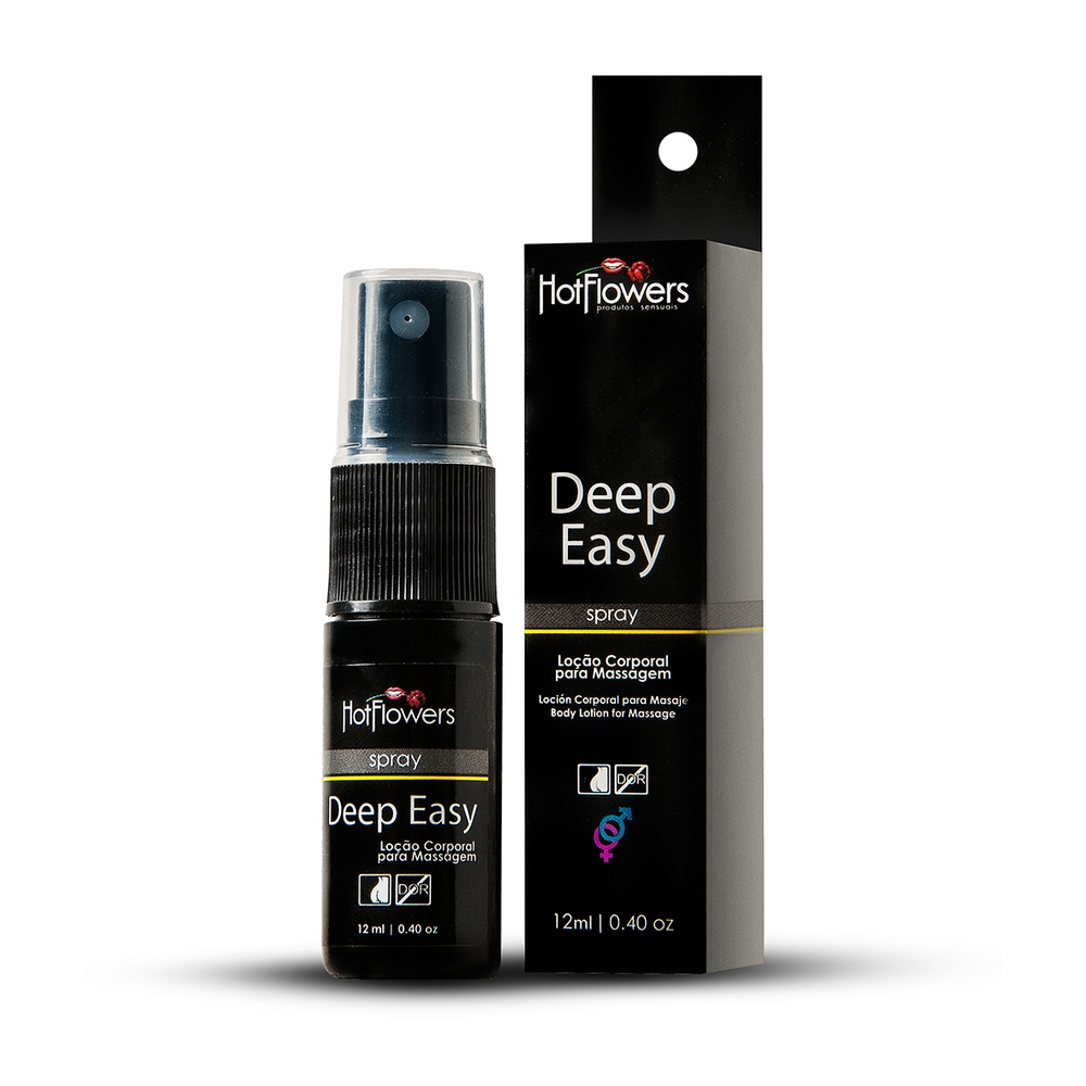 Deep Easy Spray Hot Flowers – Prazer com Conforto e Segurança