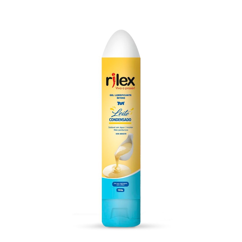 Rilex Gel Lubrificante Íntimo Leite Condensado Toy 100G