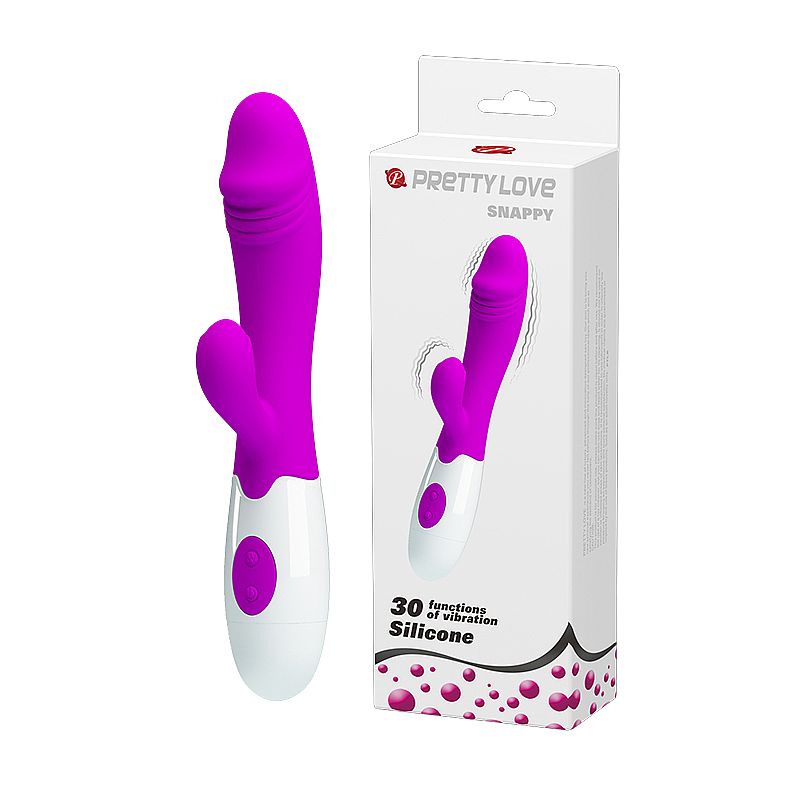 Vibrador de Ponto G e clitóris - Snappy - 30 Vibrações - Pretty Love