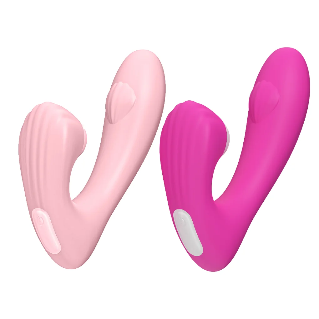 Vibrador com Estimulador Sugador de Clitóris e Controle Remoto - 2 Cores