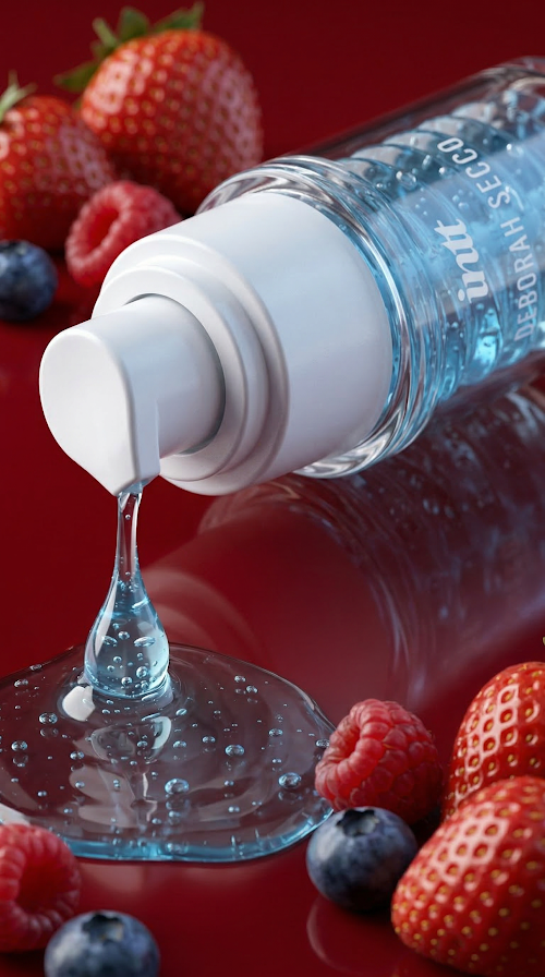 O segredo by Deborah Secco gel facilitador com aroma de frutas vermelhas 17g