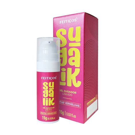 SugaLik - Gel Sugador Líquido - Sabor Frutas Vermelhas 15g