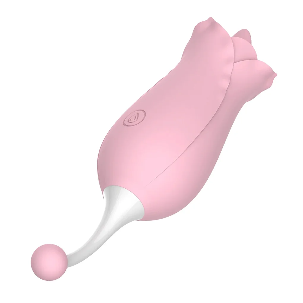 Vibrador Dora com Língua e Formato de Rosa - Dibe