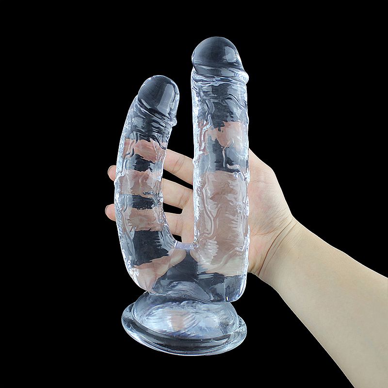 Pênis Duplo em Silicone com Ventosa - 22,0x4,0 - SI