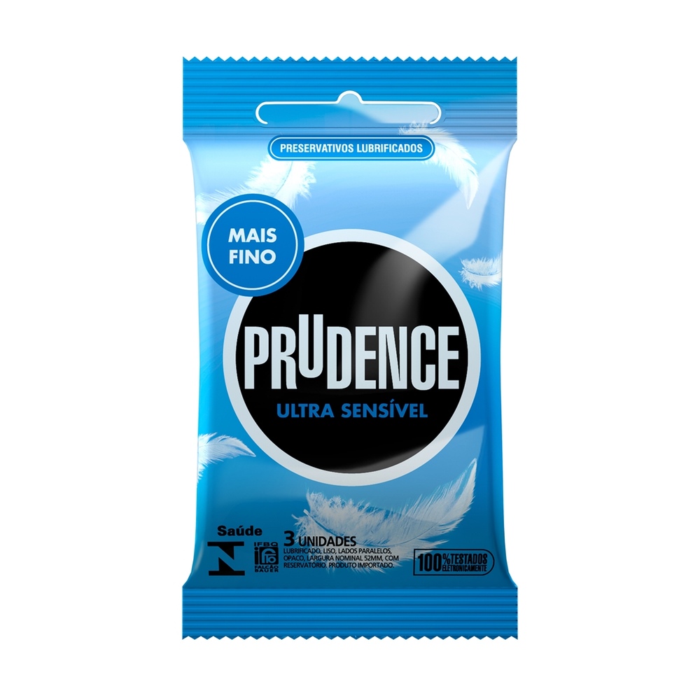 Preservativo Prudence Ultra Sensível c/ 3