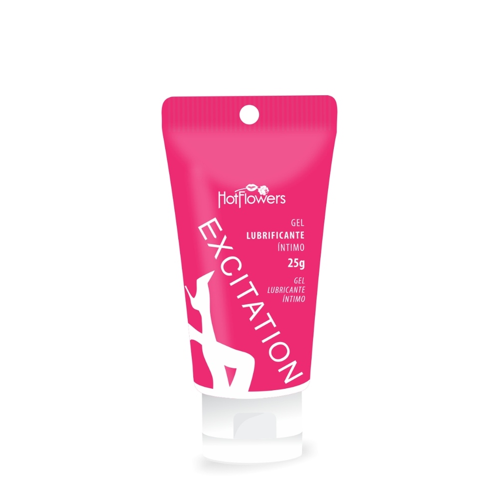 Gel Bisnaga Excitation Rosa Esquenta 25g