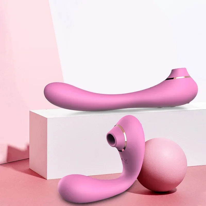 Vibrador Dobrável com Sugador de Clitóris