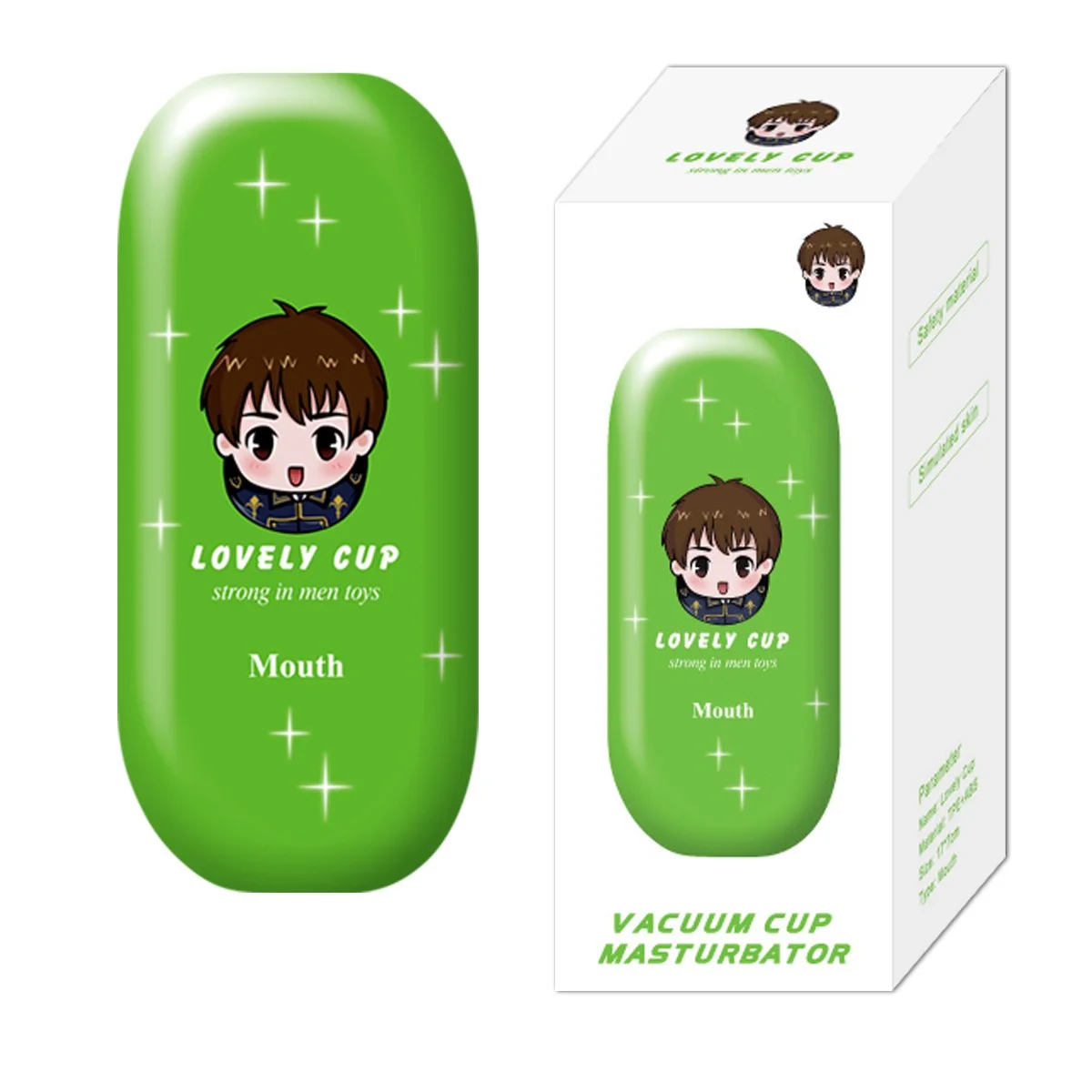 LOVELY CUP COPO MASTURBADOR FORMATO DE BOCA
