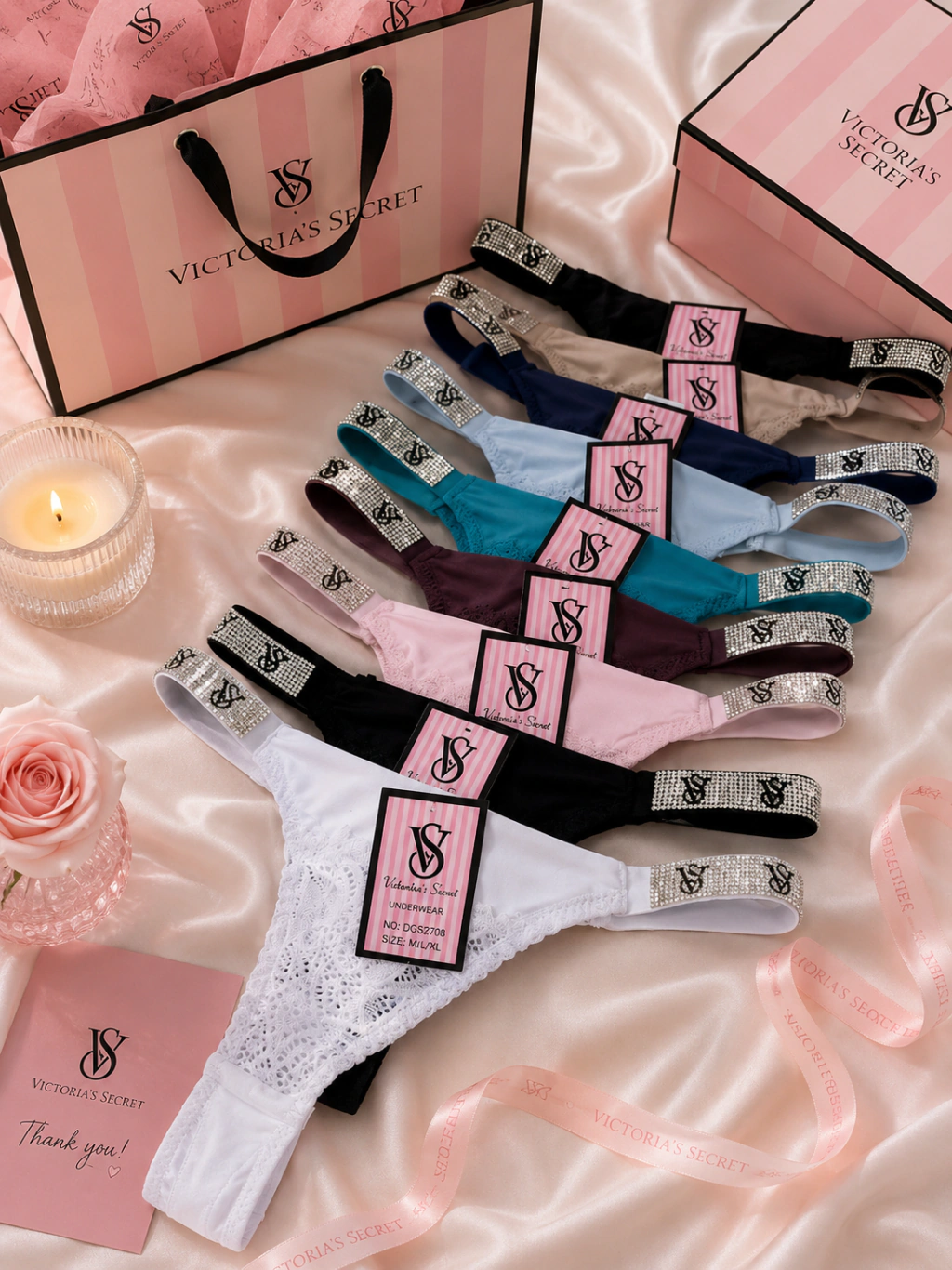 Calcinhas Victoria’s Secret – Slogan Poliamida