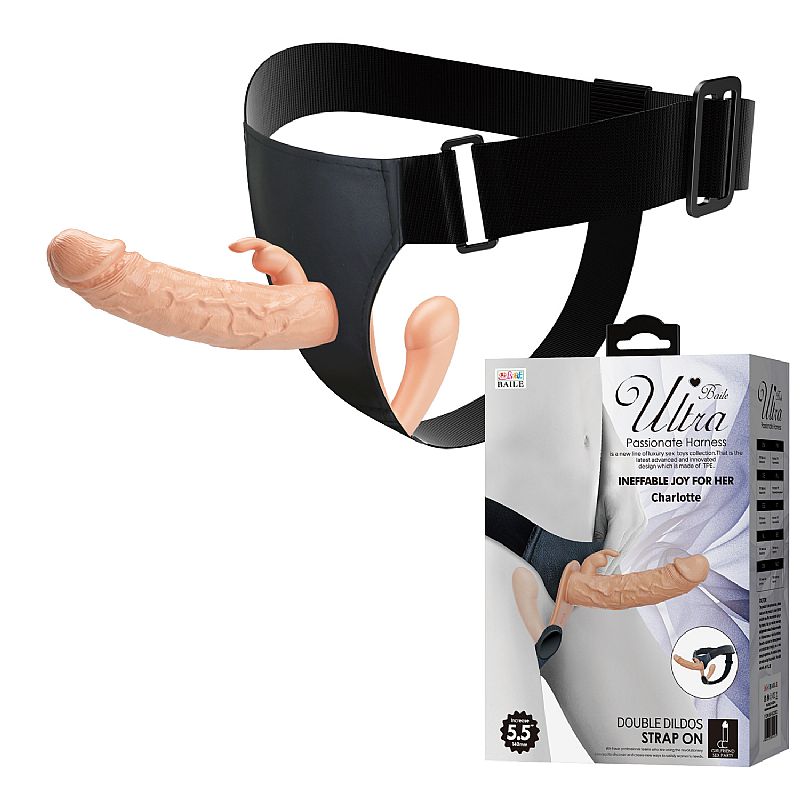 Cinta Peniana com Pênis duplo Strap / Ultra - Baile