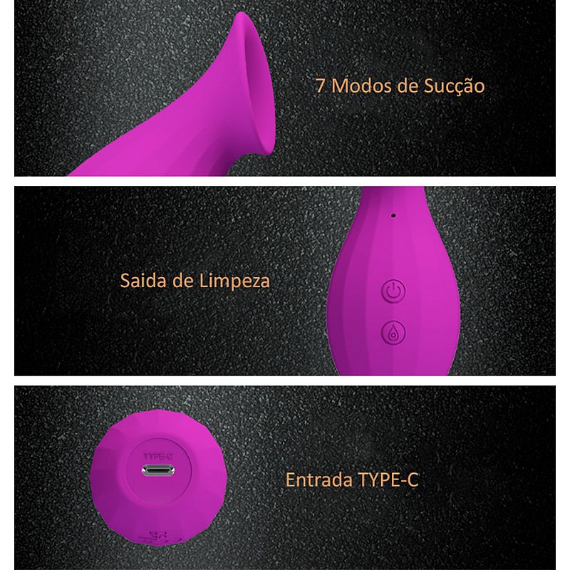 Vibrador de Sucção - Magic Bottle - Pretty Love