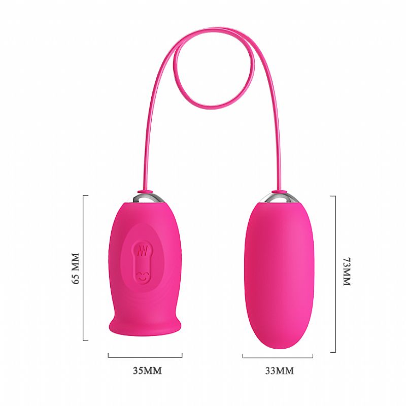 Bullet Duplo - Estimulador com Língua - Daisy - Pretty Love: Cor: Roxo;