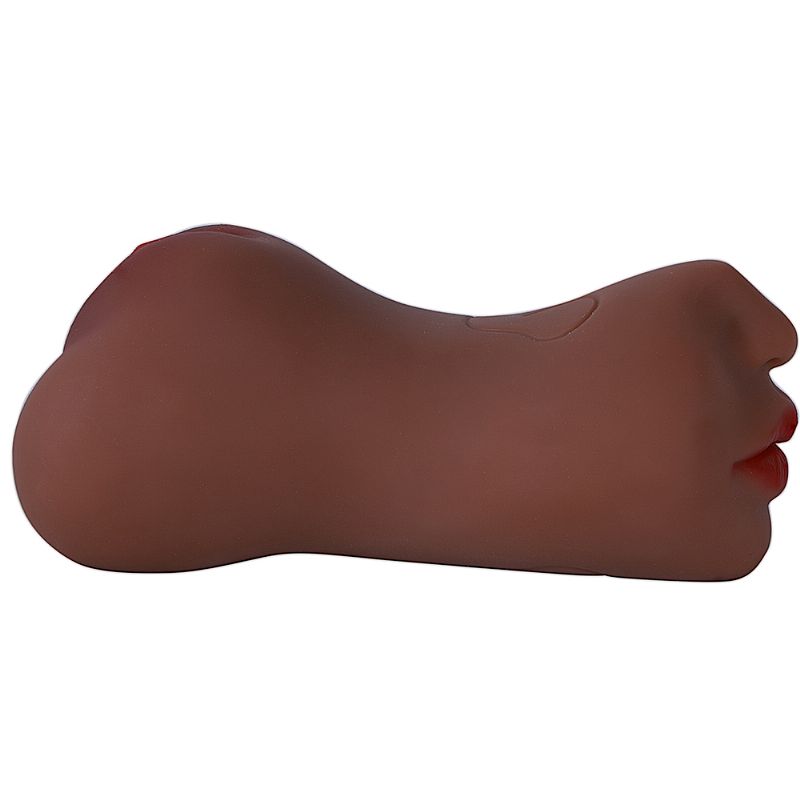 Masturbador Masculino en Forma de Vagina y Ano con Boca - 19.5 x 7.5cm