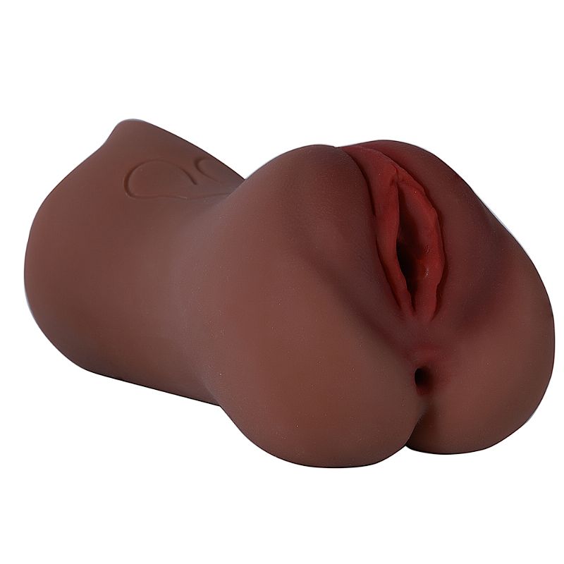 Masturbador Masculino en Forma de Vagina y Ano con Boca - 19.5 x 7.5cm