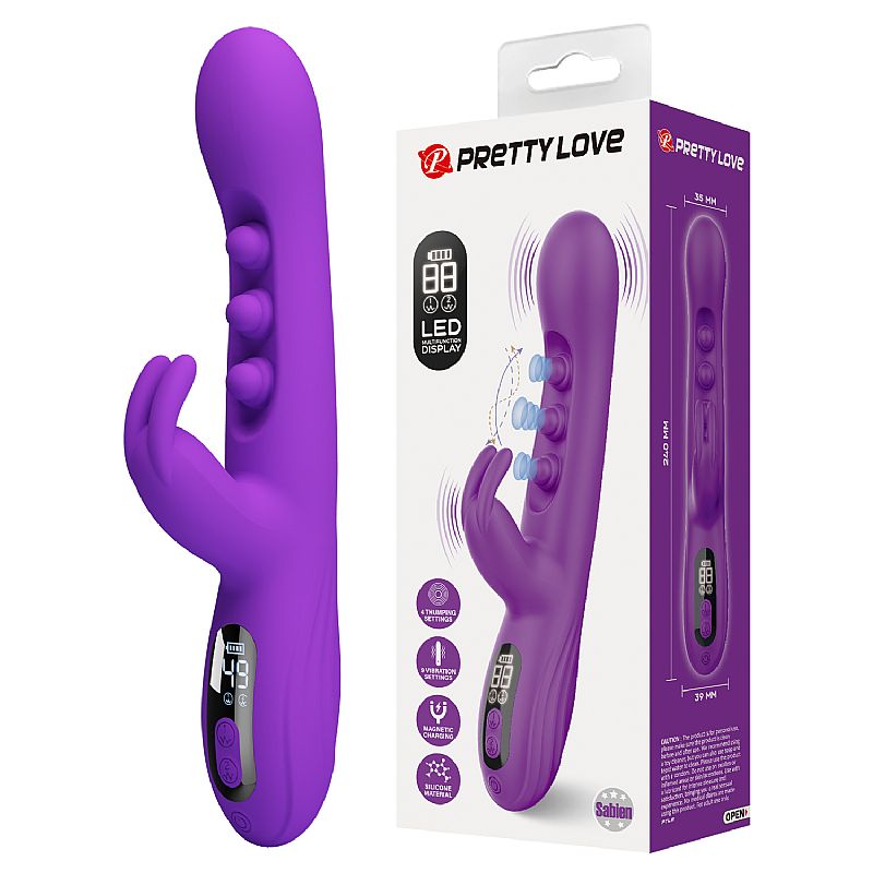 Vibrador de Ponto G e Clitóris com Tapping - Sabien - Pretty Love