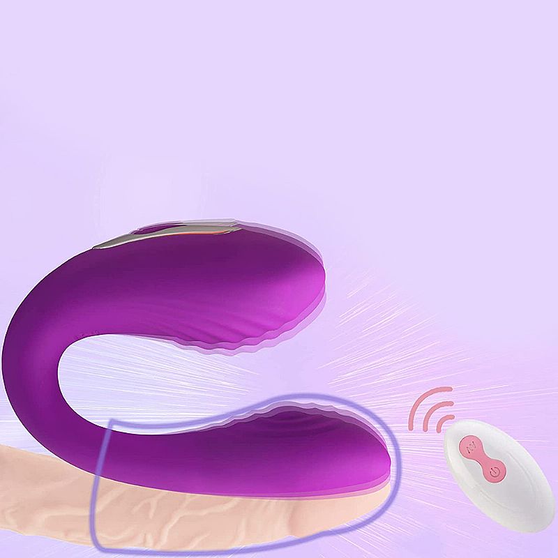 Vibrador de Casal 32 - SI: Cor: Pink;