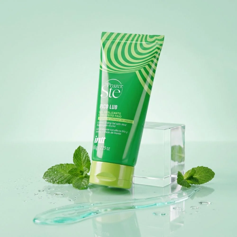 Pico Lub by prazer sté gel deslizante com aroma de chiclete de menta e efeito ice – 65g
