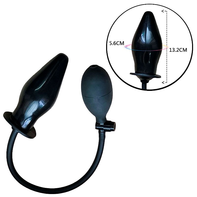 Plug Anal Silicone Inflável - 11.5 X 4.5 - SI