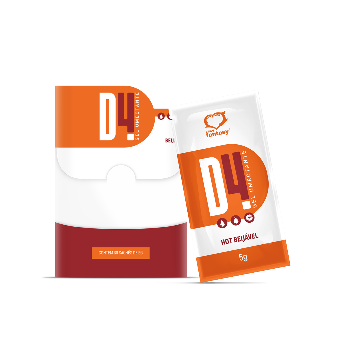 D4 Gel Umectante Lubrificante Sachê